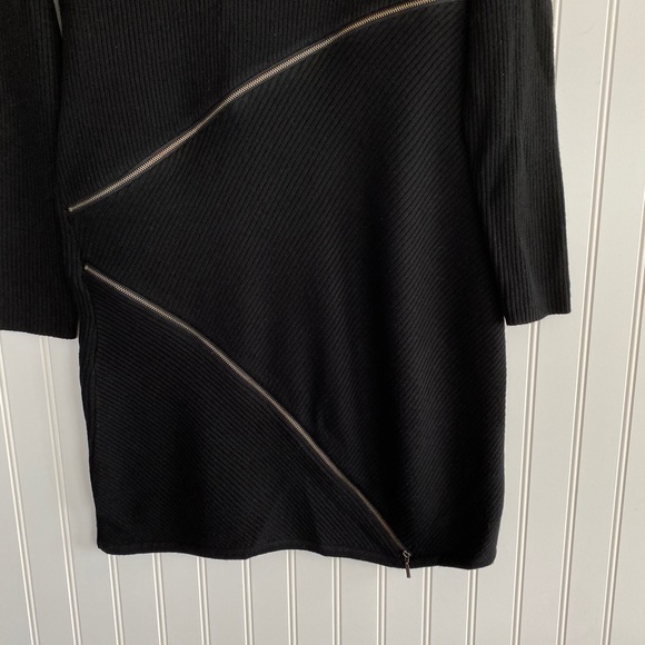 DESIGN HISTORY 💯% merino wool black dress M - Picture 11 of 11